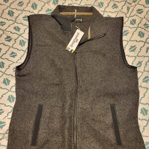 NWT L Smartwool  Fleece Vest Men's